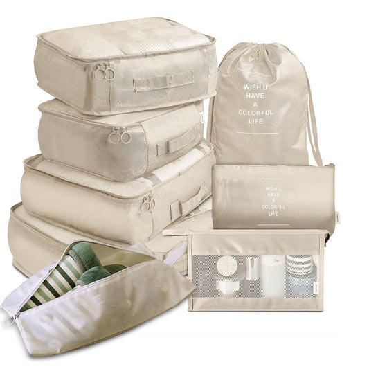 8-Piece Luggage Organizer Set for Travel Storage